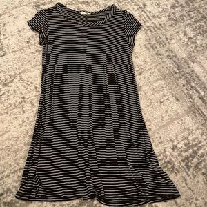Short sleeve striped mini dress $14